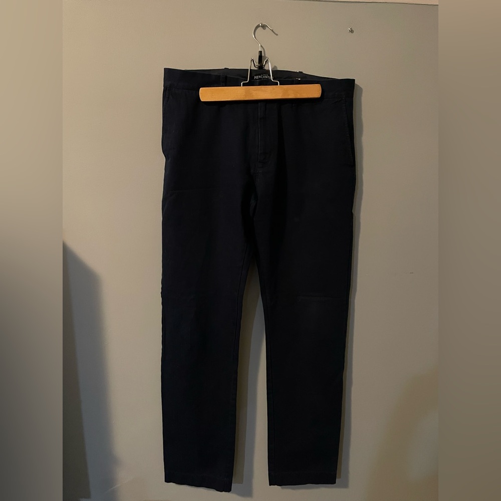 J Crew Mercantile Flex Slim Navy Blue Pants